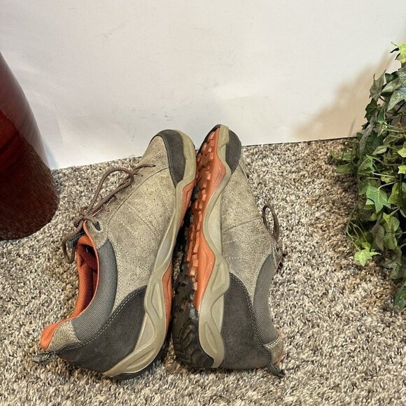 Ecco Men's Athletic Shoes in Brown and Orange - Picture 6 of 9